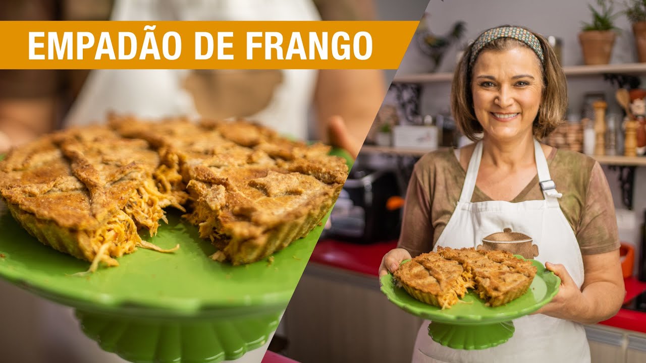 EMPADÃO INTEGRAL DE FRANGO | Cozinha da Cátia #CozinheComigo