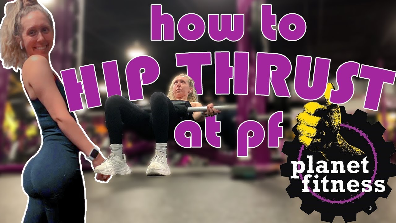 HOW TO HIP THRUST AT PLANET FITNESS FOR BEGINERS | Hip thrust set up | Smith Machine Hip Thrusts