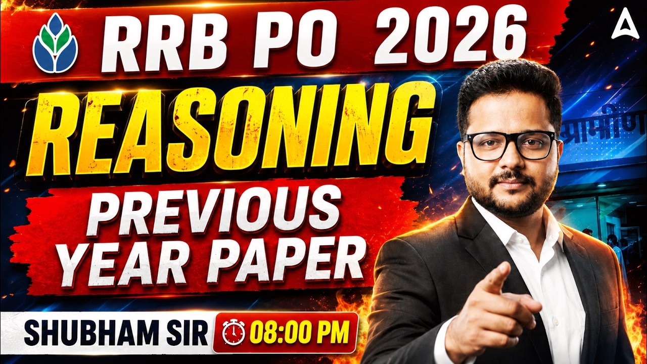 RRB PO 2026 Reasoning Previous Year Paper With Shubham Sir | Full Analysis