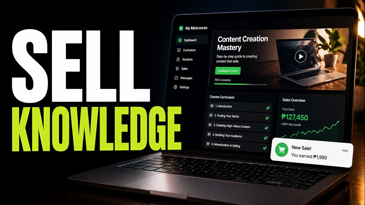 Beginner? Here’s How to Build & Sell a Minicourse Without Coding