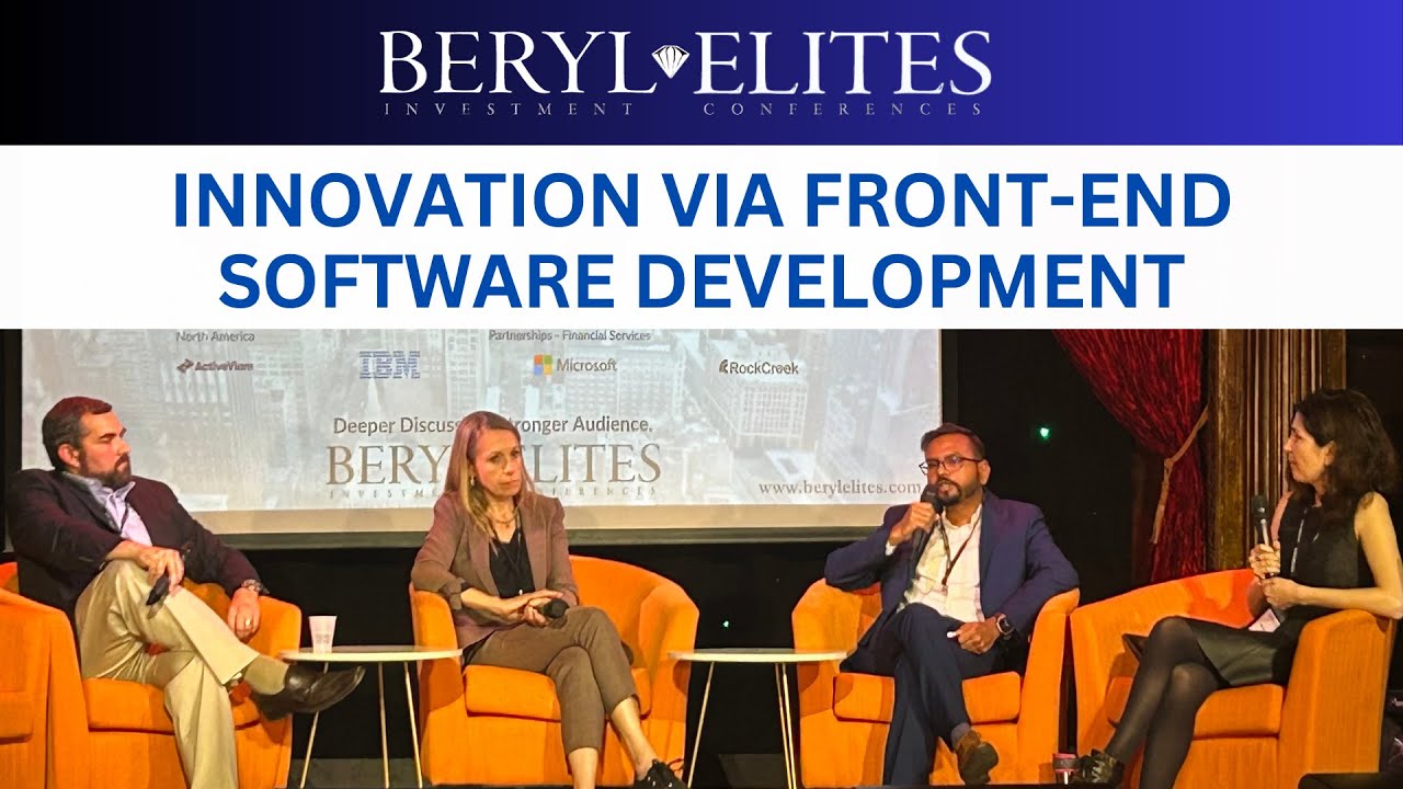 𝐏𝐀𝐍𝐄𝐋 🎤 Innovation & Opportunities via Front-End Software Development