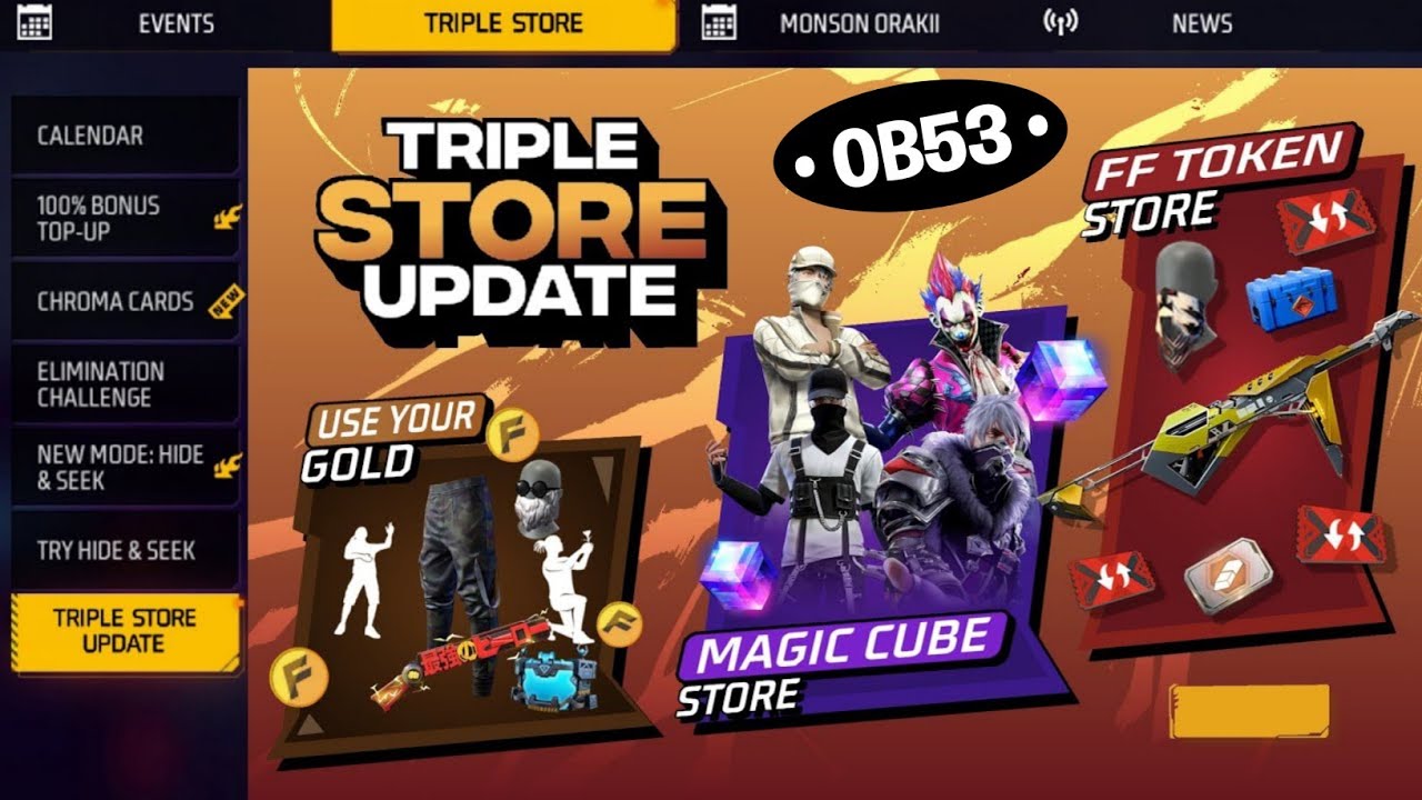 Ob53 Triple Store Update Confirm🤯💥 | Classic Jazz Pant Return 2026 | Lol Emote Return | Ff New Event