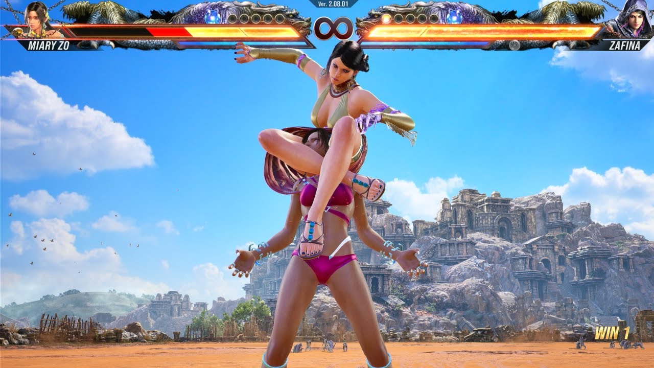 Tekken 8-Zafina Destroys Miary Zo(Bikini)