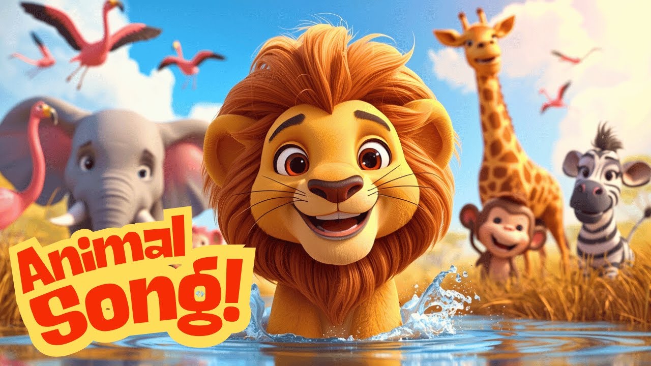 Africa Animal Dance Song 🦁🌍 | Fun Learning Song for Kids
