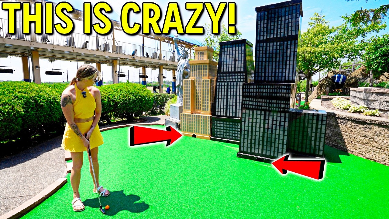 We Have Never Seen A Mini Golf Course Like This!