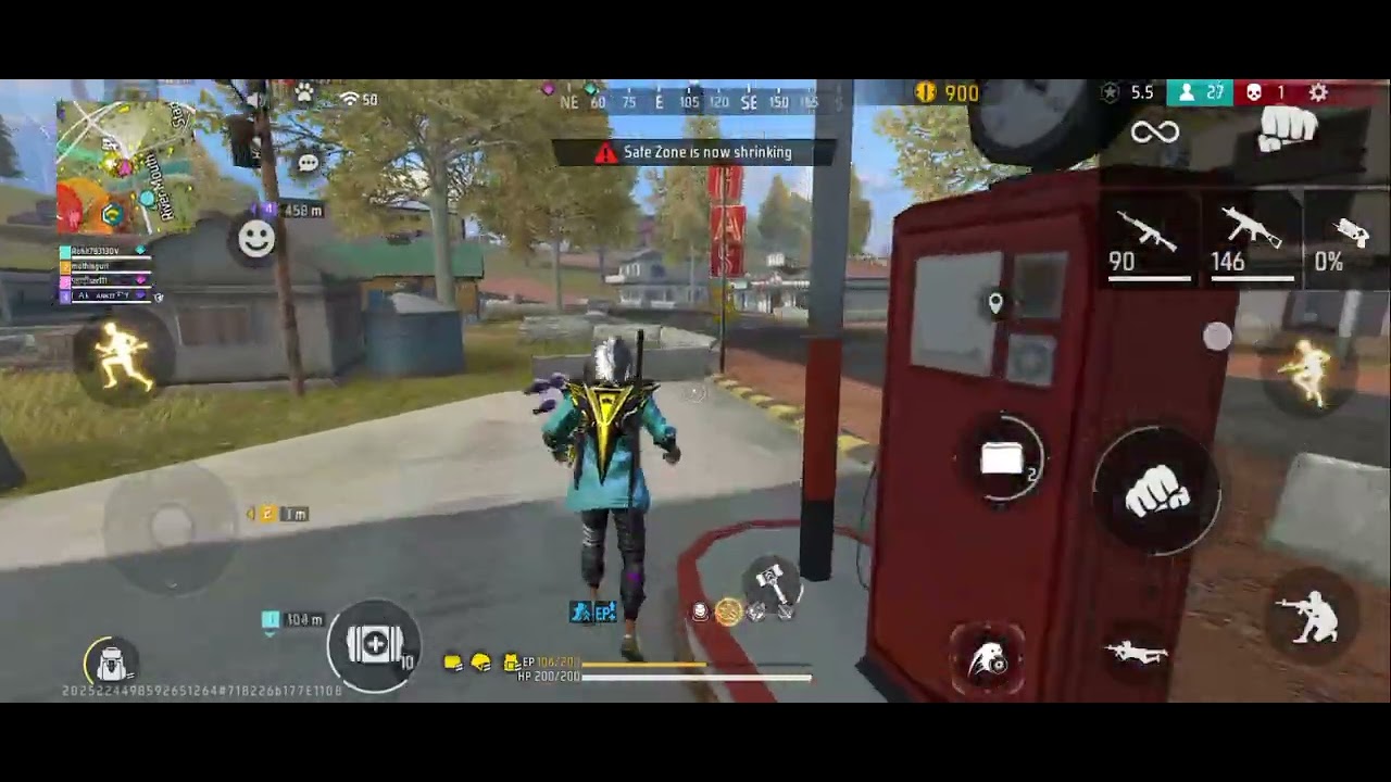 New map for play ⏯️ graund kill  ll free fire of the king 👑 🔥 squad 