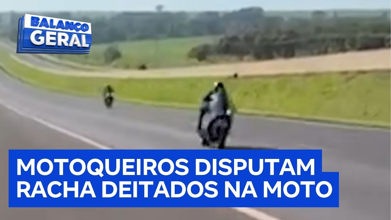 Flagrante mostra motoqueiros na 