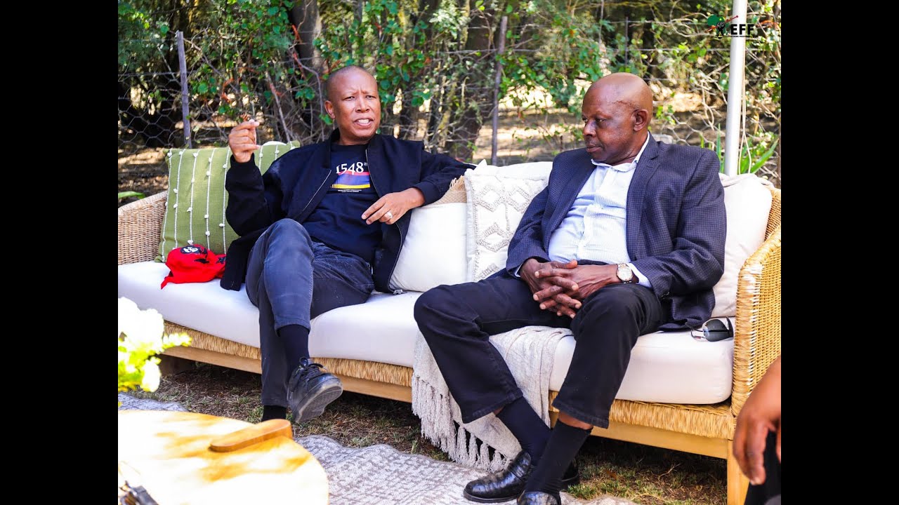 Julius Malema meets Judge John Hlophe to discuss treatment by ANC.