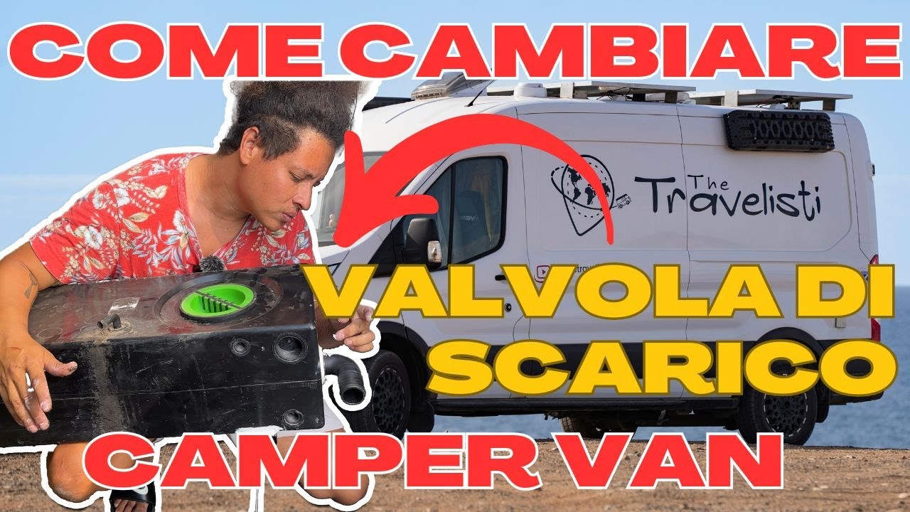 Come cambiare la valvola di scarico delle acque grigie del CAMPER
