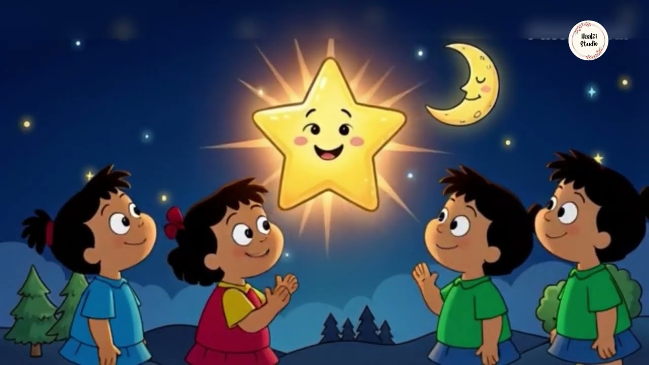 Twinkle Twinkle little star 🌟Nursery rhyme for kids | Singalong rhyme for Toddlers and preschoolers 
