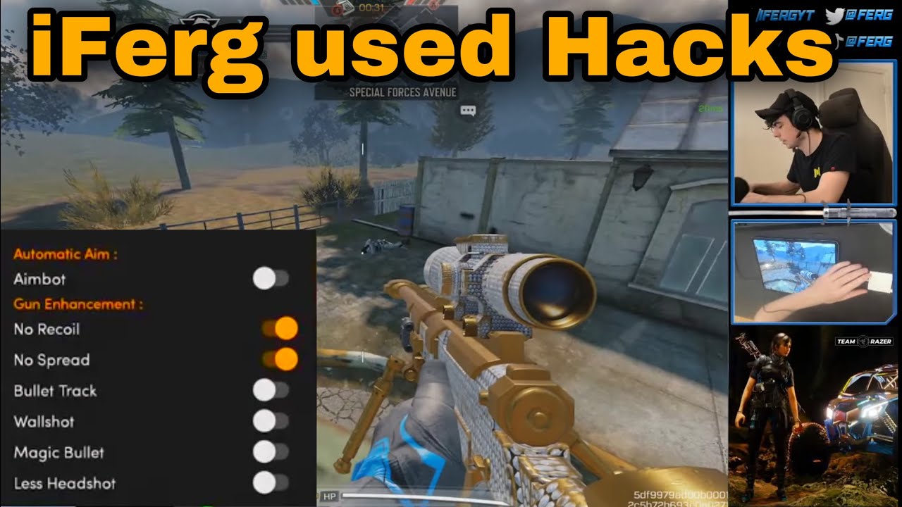 iFerg впервые использовал Hack в CODM