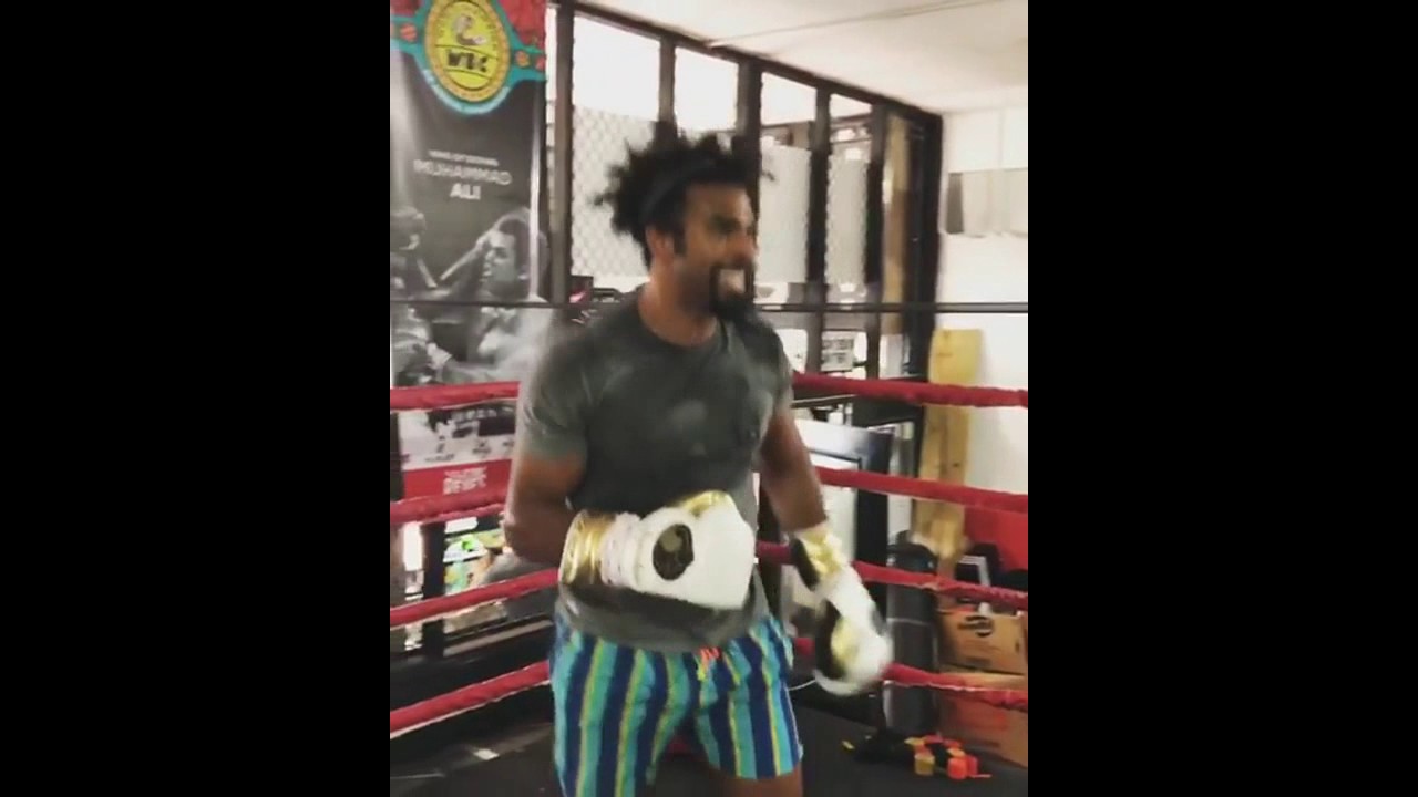 David Haye Intense Pad Work At The Legendary 5th Street Gym Training For Bellew!!!