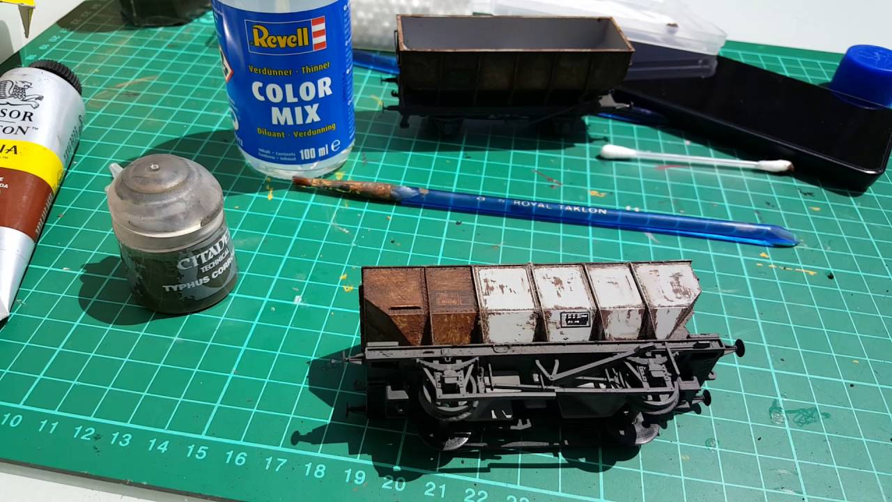Weathering Model Railway Mineral Wagons