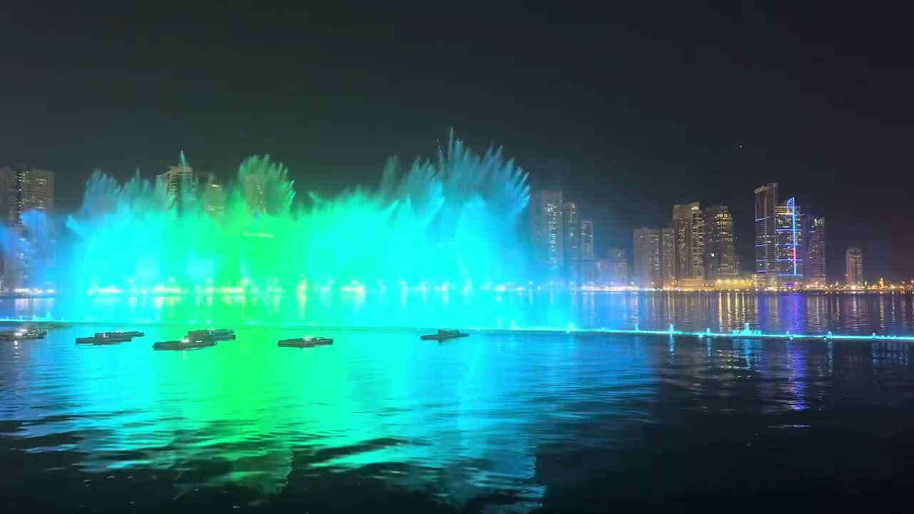 AL MAJAZ WATERFRONT / SHARJAH LIGHT FESTIVAL 2024 / SHARJAH 🇦🇪❤️