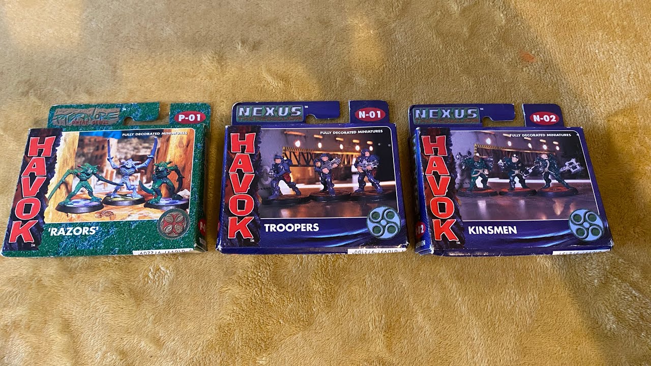 Havok miniatures pack unboxing and thank you