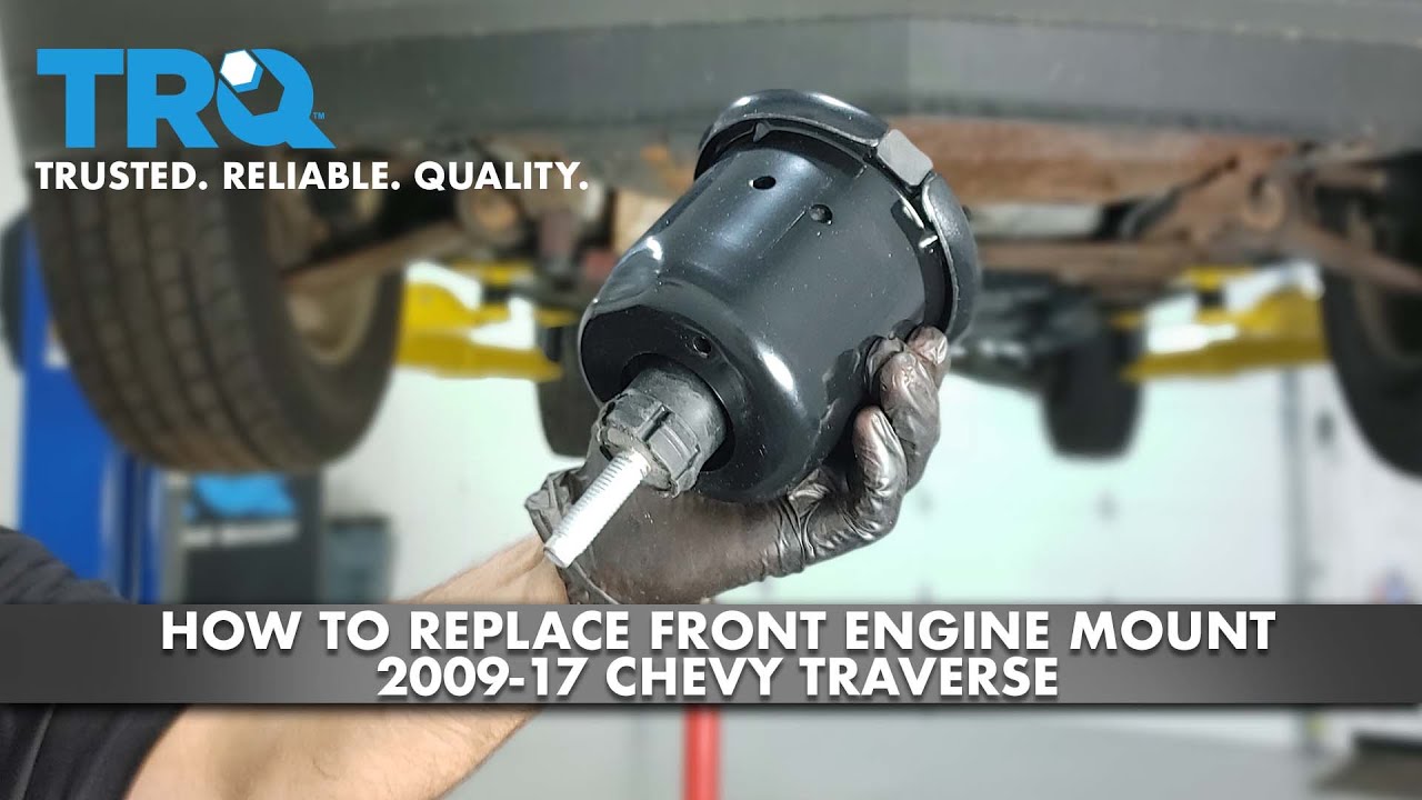 Как заменить переднюю опору двигателя на Chevrolet Traverse 2009-17 годов
