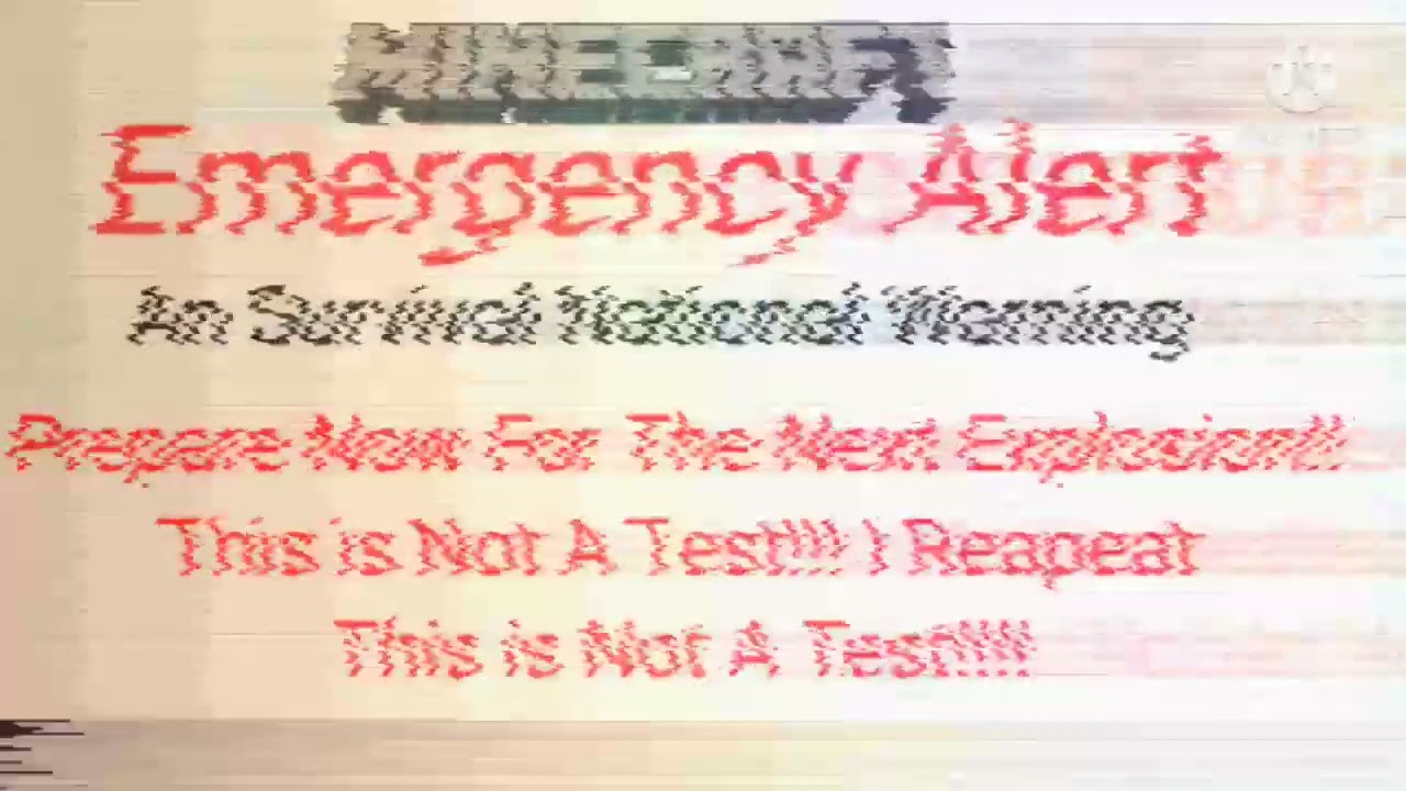 (AFTERMATH) Minecraft Eas Alert - Nuclear Warning
