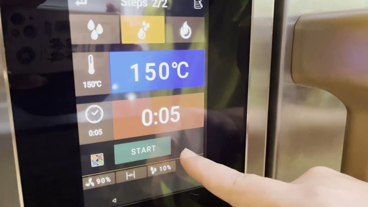Combi oven-Steam Bake mode operation instruction - INEO commercial equipment