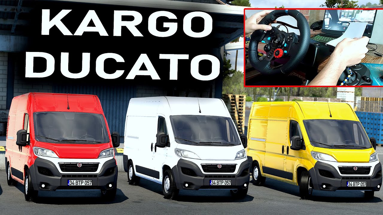 KARGOYU YEDİM ! MAHALLEDE DUCATO İLE KARGO DAĞITTIK ! ETS 2 MOD