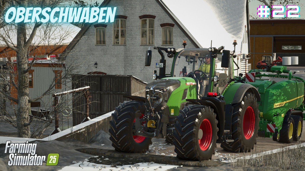 From Grass to Silage 💪 Haymaking, Baling & Wrapping | FS25 Oberschwaben | Ep.22