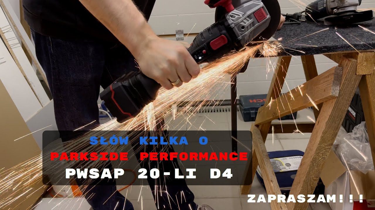 PARKSIDE PERFORMANCE PWSAP 20-Li D4 | Krótka prezentacja