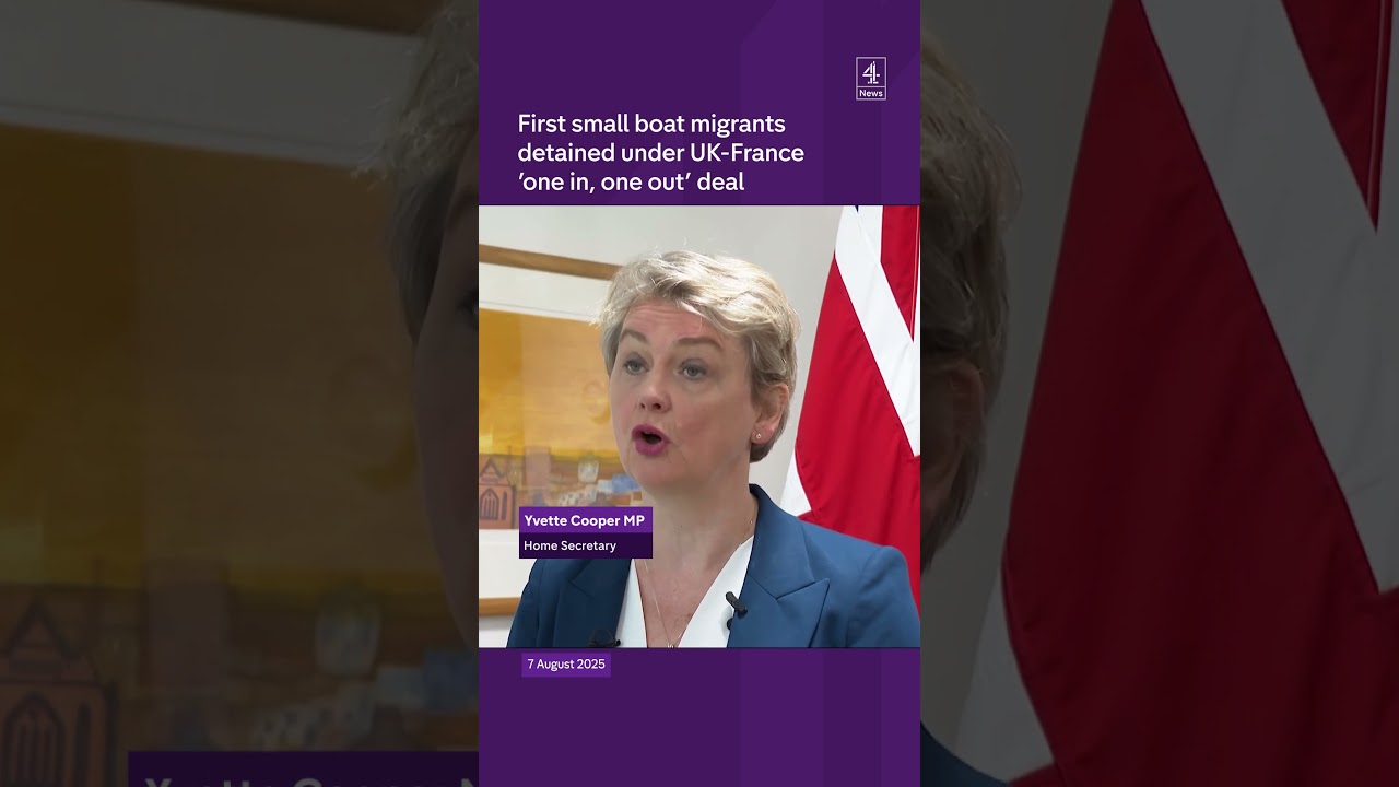 First migrants detained under UK-France deal