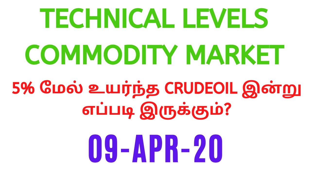 MCX Commodity Market |09-04-20| Zinc | Aliceblue | Tamil | Zerodha | Crudeoil | Silver | Gold | CTA