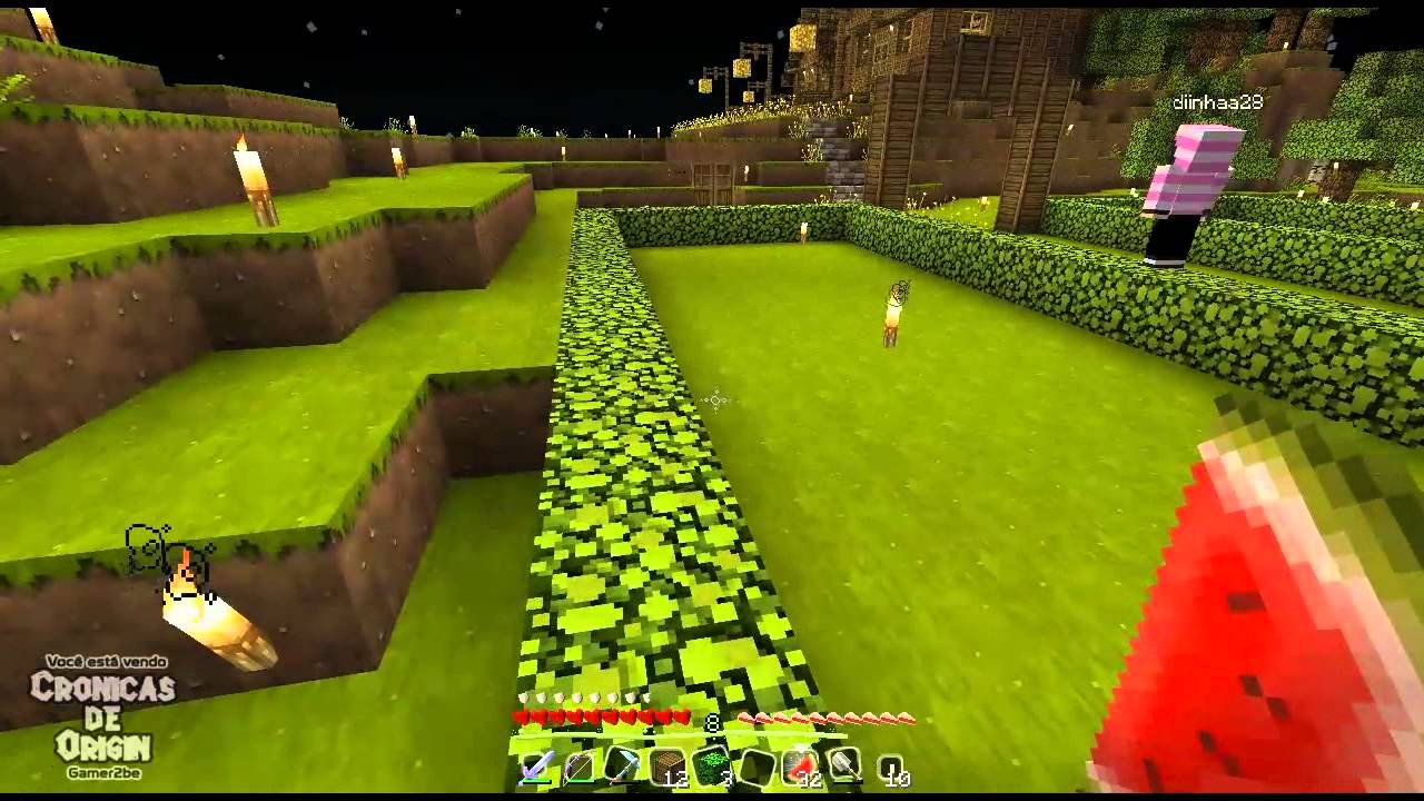 Minecraft: Crônicas de Origin II #22 - O Super Jardim!