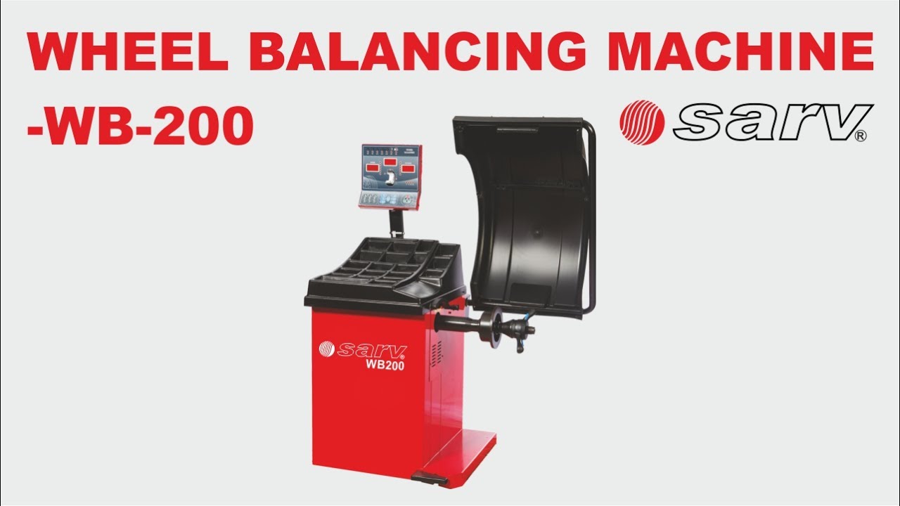 WB 200 -Cars & LCVs Automatic Wheel Balancing Machine by Sarv