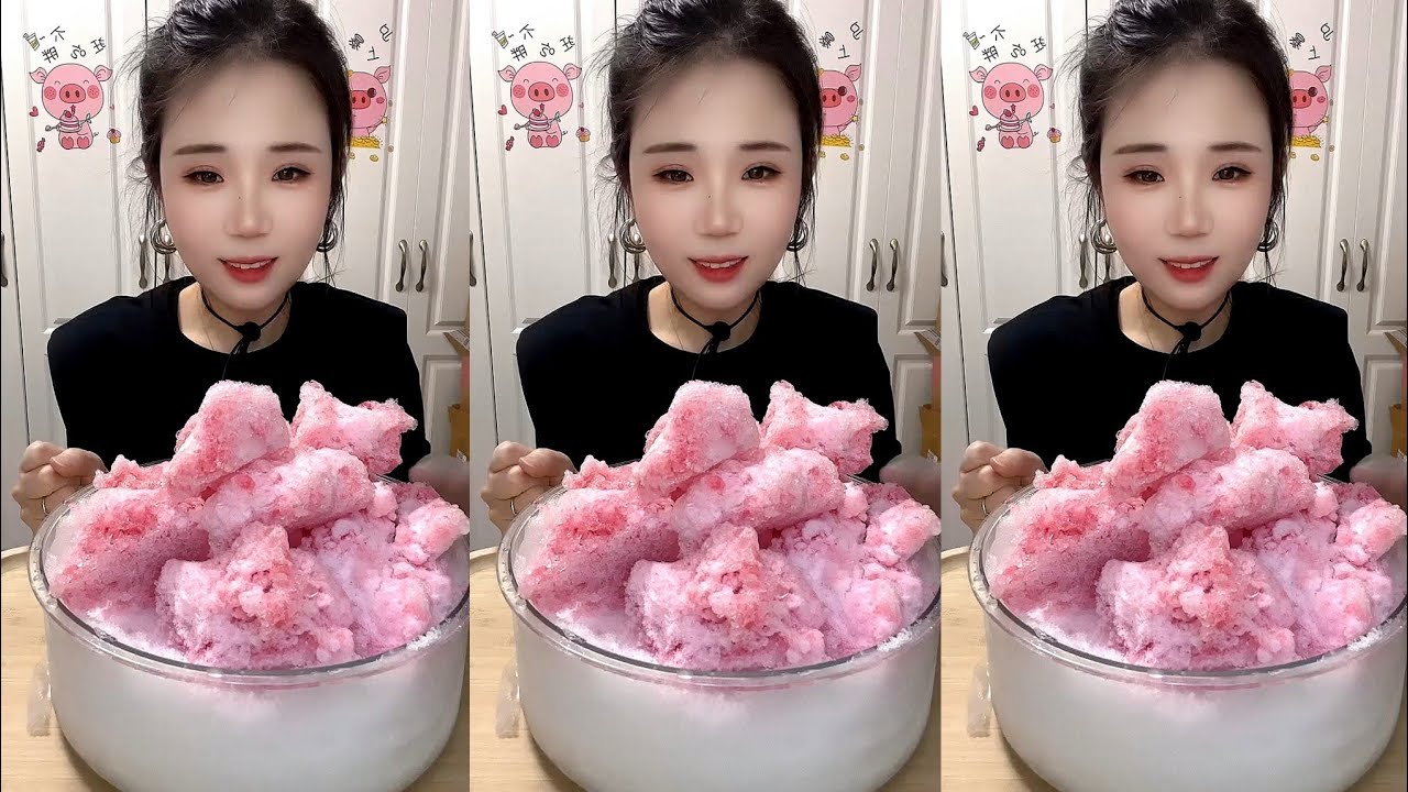 ASMR SHAVED ICE EATING YY