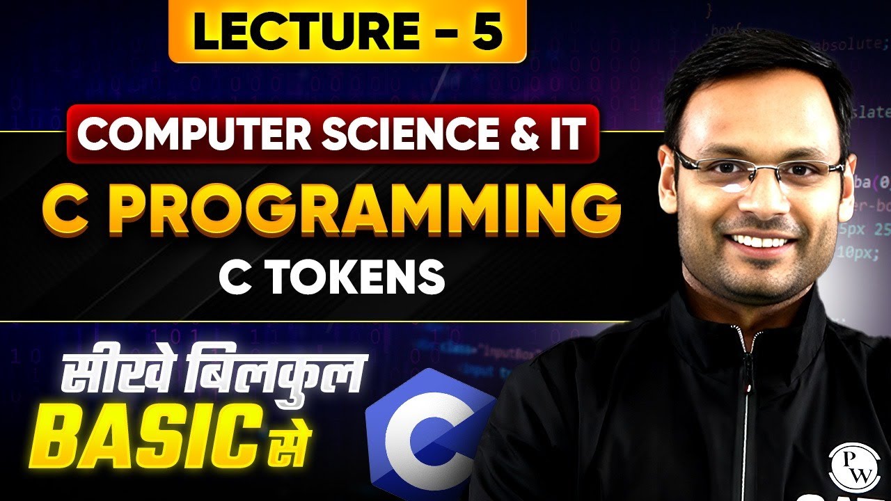 C Programming in One Shot | Lecture 5 | C Tokens | C Programming For Semester Exams