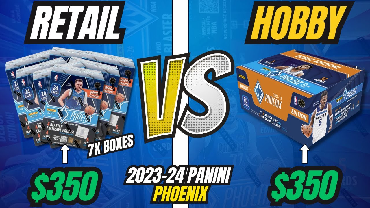 WHAT A BATTLE!!😱🔥 2023-24 Panini Phoenix Basketball Hobby Box vs 7 Retail Blasters