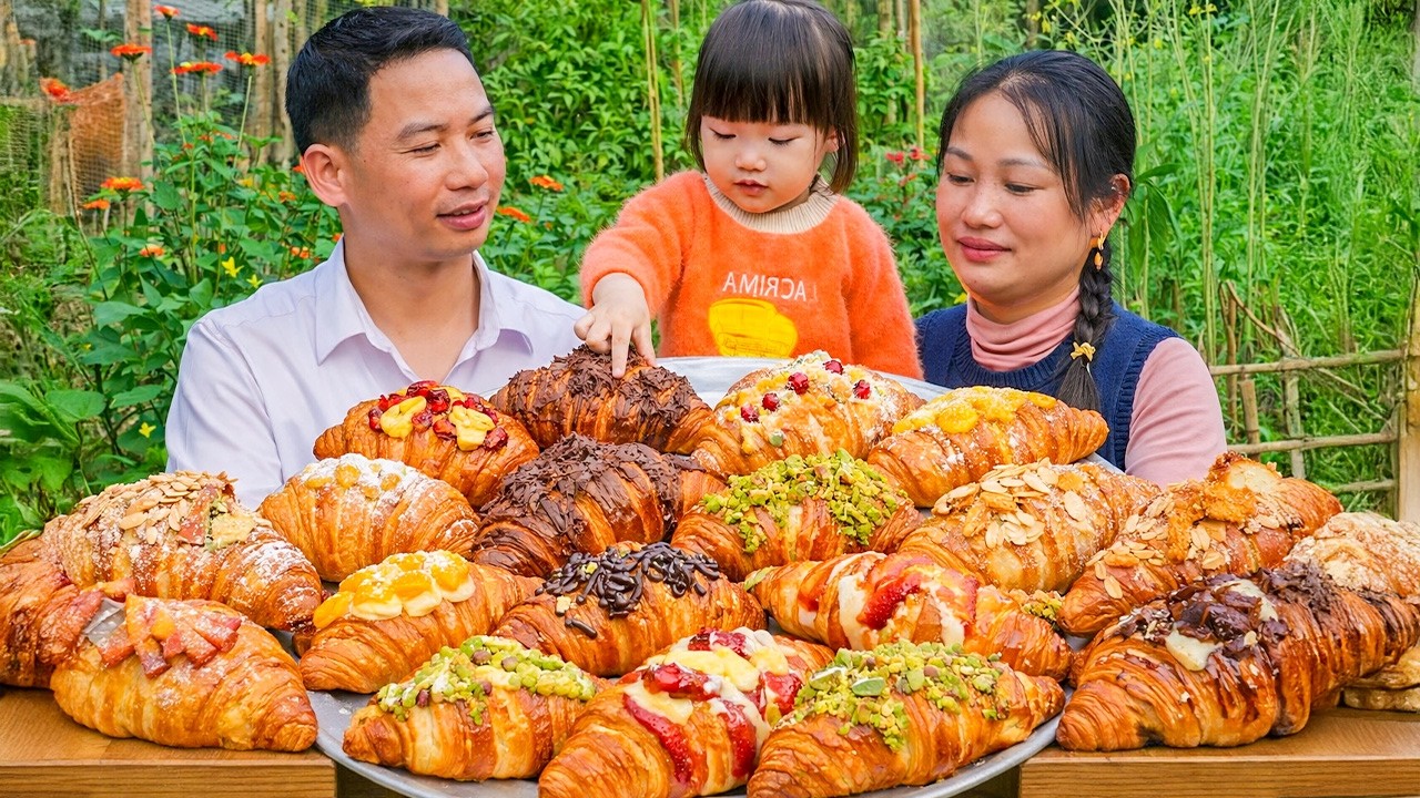 How to Make Crispy Fried Pastries - Simple, Delicious & Easy for Everyone | Ly Phuc An