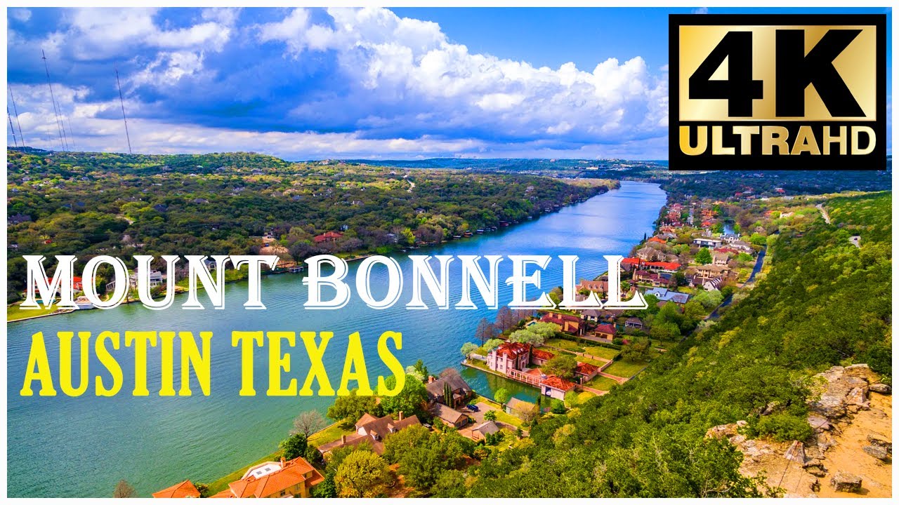 Mount Bonnell Cinematic 4K View - Austin Texas