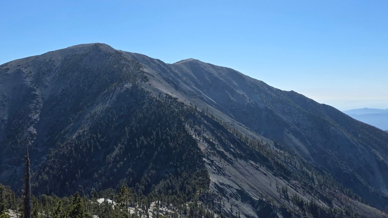 Mt Baldy from Wrightwood (North Backbone Trail, 10/12/2025)