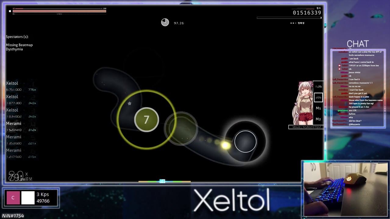 Dash Hopes 320 BPM Madness 97.49% 1miss (8.74★)