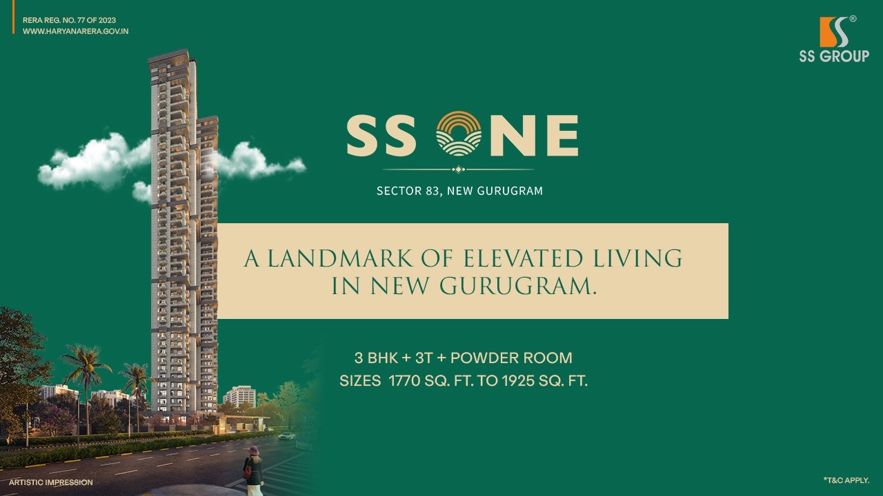 SS One : A Landmark of High Living in New Gurugram at Sector 83 || SS Group