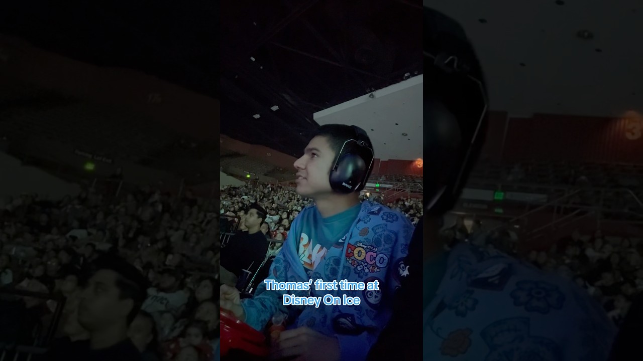 Thomas&rsquo; first time at Disney On Ice (Part 3) #shorts #disneyonice #autism