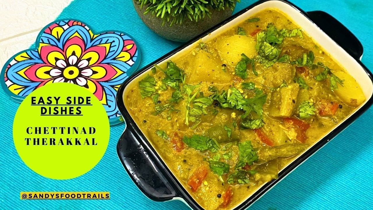 Chettinad Therakkal  Perfect Side Dish for Idli, Dosa & Idiyappam| South indian recipes