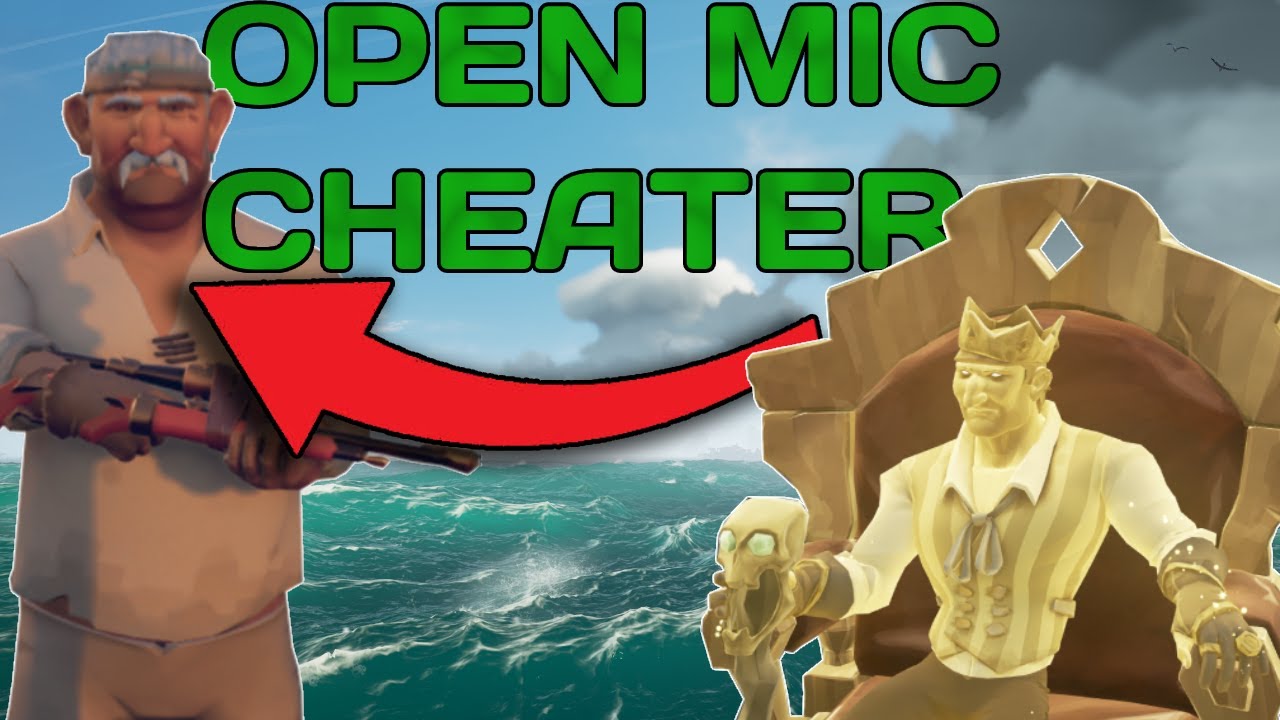 CHEATER can't mute his mic