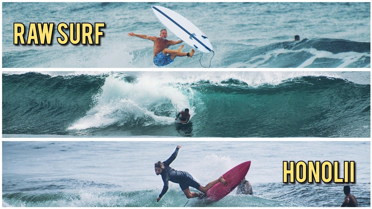 Surfing Honolii