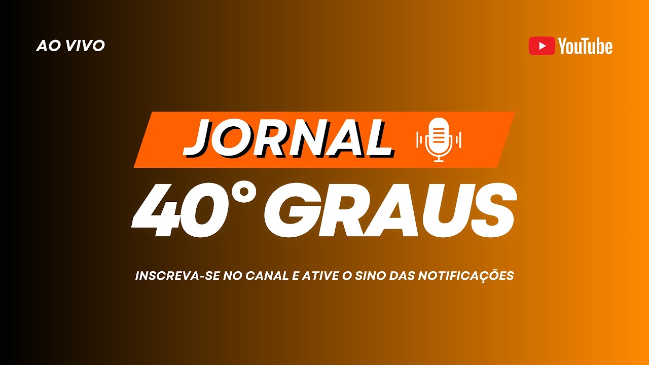 Jornal 40º Graus com John Robson | 08/01/2026 | AO VIVO