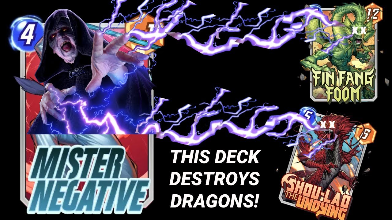 COUNTER THE DRAGONS! Got through the 80s on infinite ladder thanks to a MR. NEGATIVE deck.