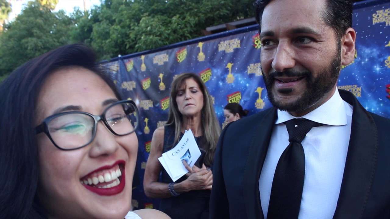 Fashionably Nerdy with The Expanse's Cas Anvar at The 42nd Annual Saturn Awards