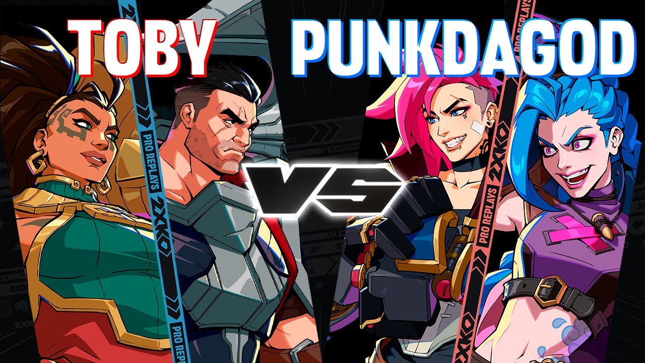 TOBY FLY - GOFISH (Illaoi-Darius) vs PUNKDAGOD (Vi-Jinx) ▰ 2XKO Pro level replays