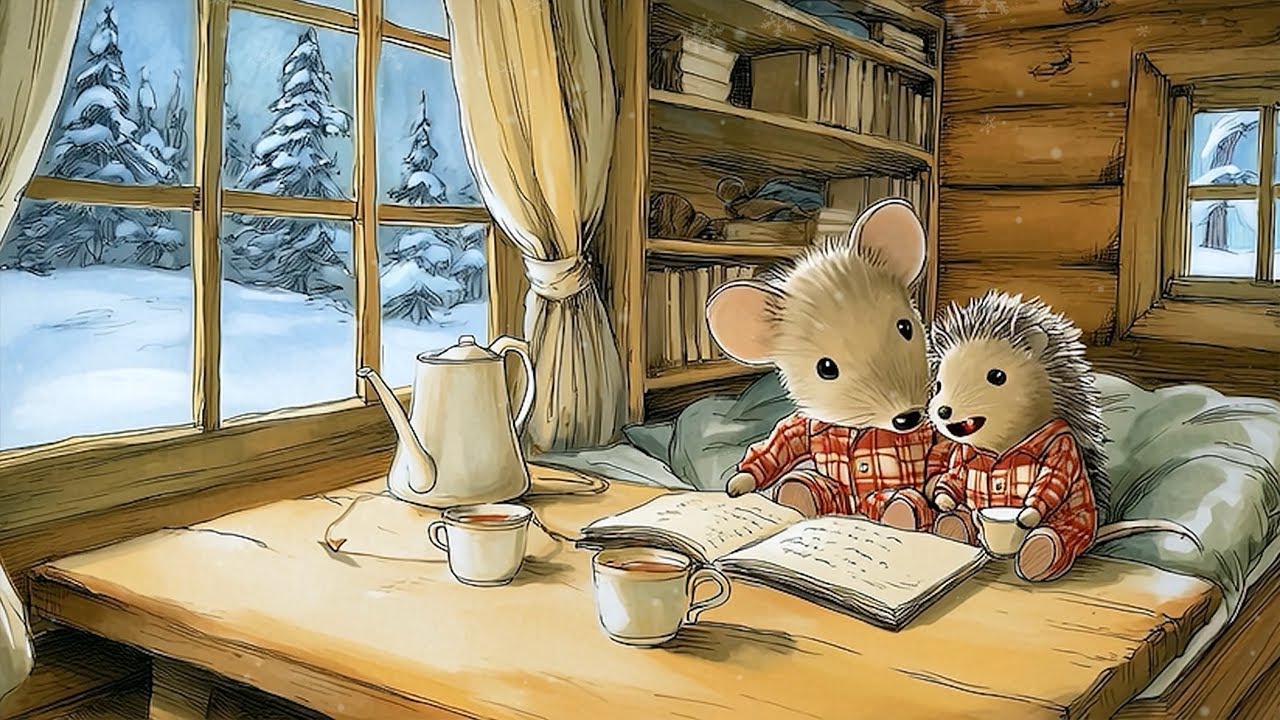 Celtic Ambient Music | 3 Hours in a Log Cabin with Red Plaid Pajamas | Reading . Willow Creek