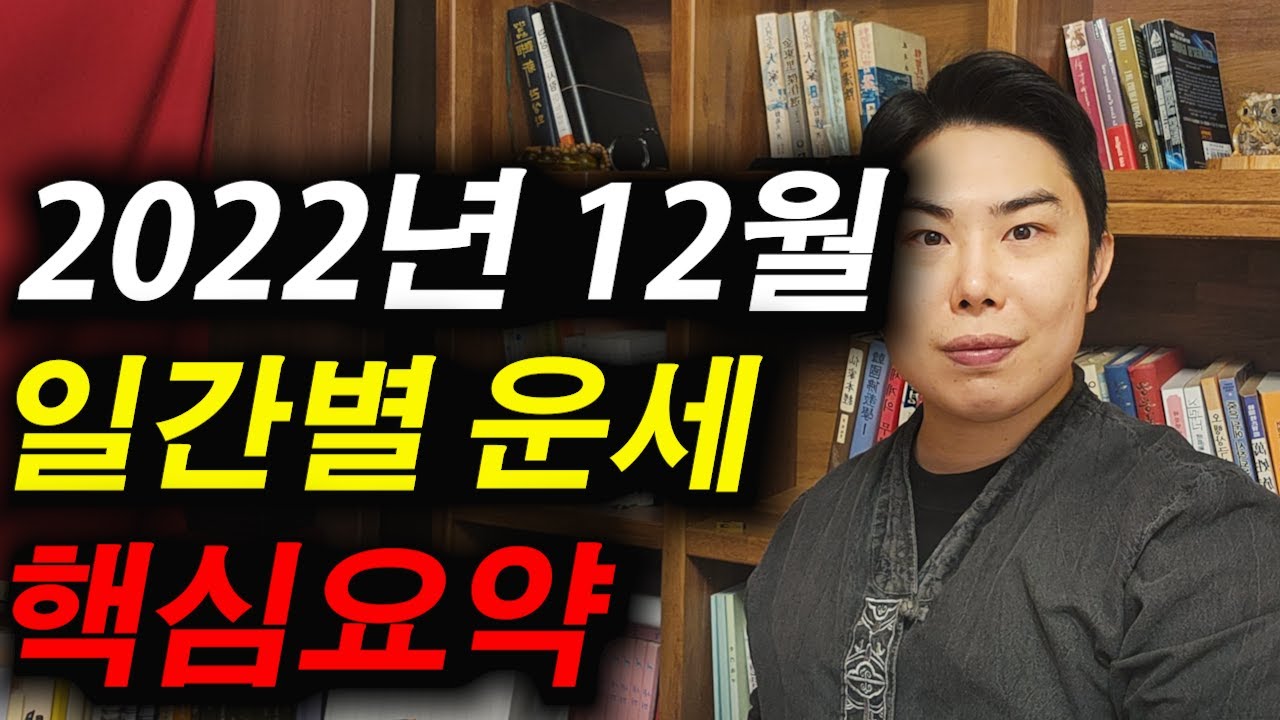 임인년 임자월 일간별 운세 짥고 굵게 핵심요약