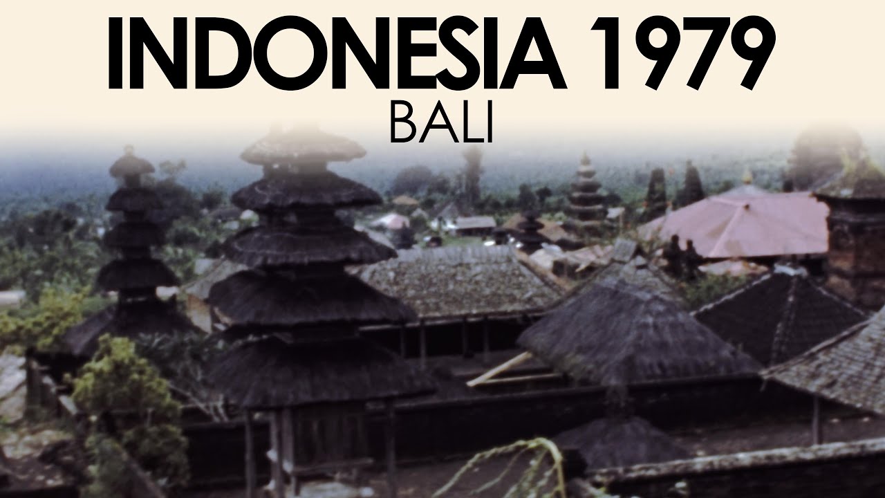 Archive footage of Bali in the 1970s | Super 8 home movie