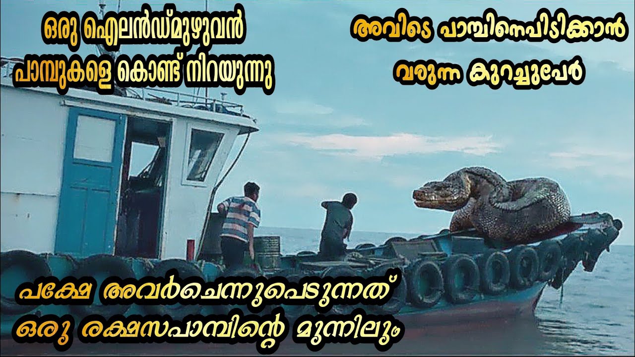 പാമ്പിനെ പിടിക്കാൻവേണ്ടി പാമ്പുകൾമാത്രമുള്ള ഐലൻഡിലേക്ക് പോകുന്നു. പക്ഷേ ചെന്നുപെട്ടസ്ഥലം മാറിപ്പോയി