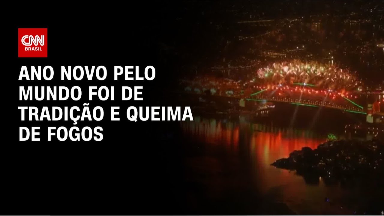 Ano Novo foi recebido com queima de fogos e tradi&ccedil;&atilde;o ao redor do mundo | CNN NOVO DIA
